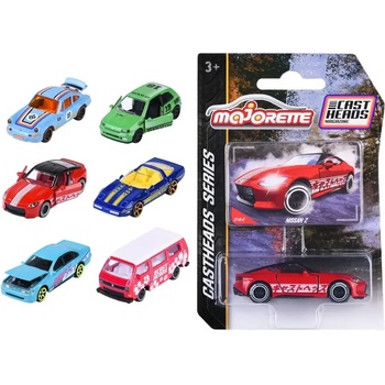 Majorette Метални колички CastHeads, 6 вида Majorette 212054210