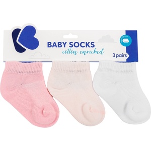 Kikkaboo Бебешки летни чорапи Kikkaboo - Pink, 6-12 m (31110010079)