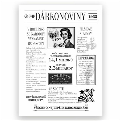 Dárkonoviny z roku 1955