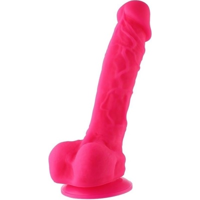 Hismith HSA11 silikónové dildo s prísavkou a konektorom KlicLok 21,5 x 4–4,4 cm