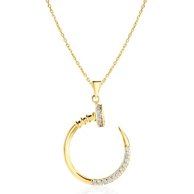 Savicki Náhrdelník žlté zlato, diamanty SAVMAYN-LBR-518