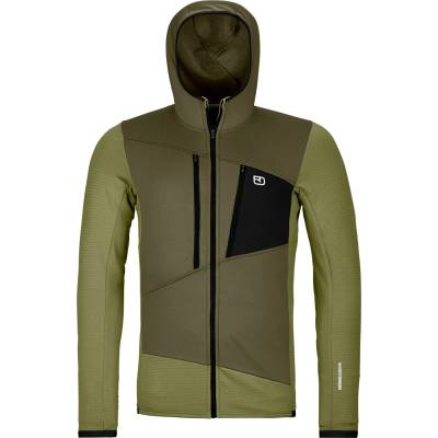 Ortovox Мъжко вълнено яке Ortovox Fleece Grid Hoody Fleece jacket - Wild Herbs (005-5246-0811)