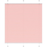 vidaXL Плисирана щора Розово 120x150 cm Ширина на плата 119, 4 cm (4015453)