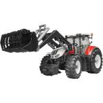 BRUDER Bruder Steyr 6300 Terrus CVT модел с кофа, бял/червен (03181)