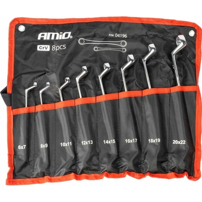 AMiO Sada očkových obojstranných kľúčov 6-22cm 8ks 04196