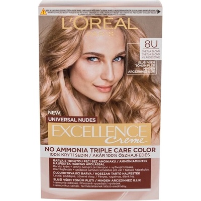 L´Oréal Excellence Creme Triple Protection 8U Light Blonde 48 ml