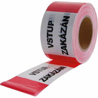Strend Pro 80 mm x 250 m červeno-biela VSTUP ZAKÁZÁN ST2173098