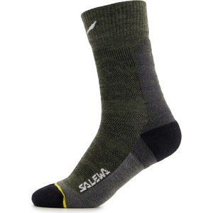 Salewa Дамски туристически чорапи Salewa Women's Ortles AM Crew Sock Walking socks - Dark Olive - размер 36-38 (EU) (207-2047-0211)