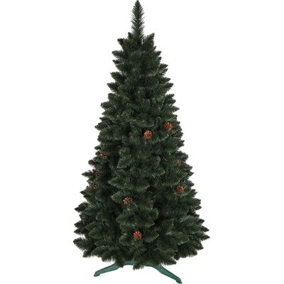 zanapo.cz Umělý vánoční stromeček Borovice de luxe classic se šiškami 220 cm