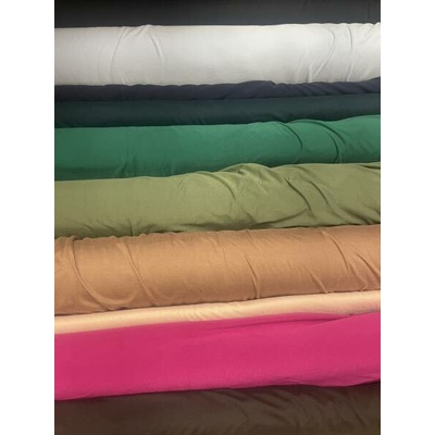 Vzorník barevnice - legínovina milk silk jednobarevné