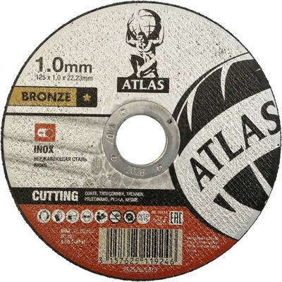 Atlas Řezný kotouč 125 x 1 mm A60T BF41 66252828875