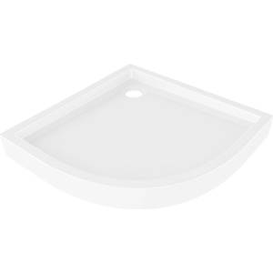 Mexen Flow+ полукръгъл поддушово корито 90 x 90 см, бял гланц - 46Q109090H (46Q109090H)
