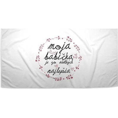 Sablio Uterák Moja babička je tá zo všetkých najlepšia 50 x 100 cm