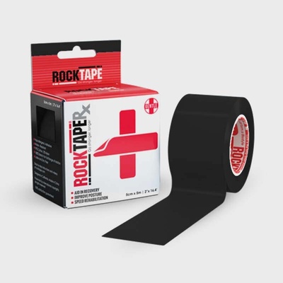 Rock Tape Tejpovací páska pro citlivou pokožku RX černá 5 cm x 5 m