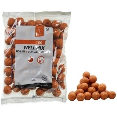 CAPERLAN Boilies Wellmix na lov kaprů 1kg 24 mm Monstercrab