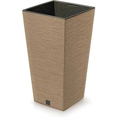 TMX Květináč FURU SQUARE ECO WOOD s vkladem 34,5cm naturo ECO