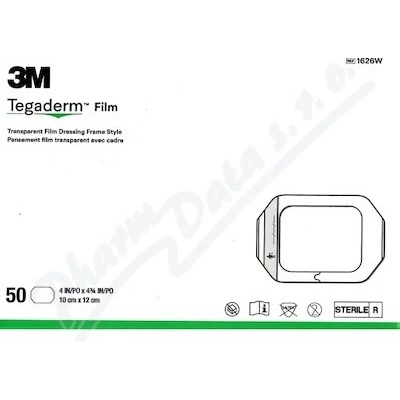 3M Tegaderm tran.krytí s rámeč.10x12cm 1626W 50ks