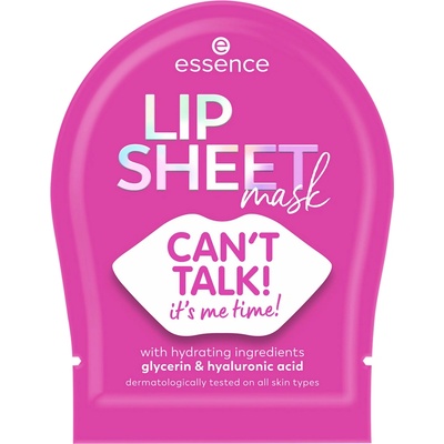 Essence plátýnková maska na rty 01 CAN`T TALK! it´s me time!, 1 kus