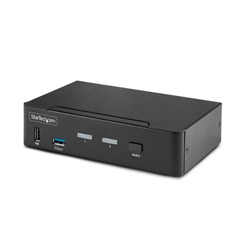 Image 1 of StarTech StarTech. com D86A2-2-PORT-8K-KVM KVM превключвател Черен (D86A2-2-PORT-8K-KVM)