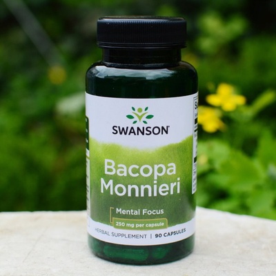 Swanson Bacopa Monniera BaCognize Extract 250 mg 90 kapsúl