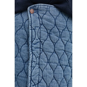 Pepe Jeans Пола Pepe Jeans MINI SKIRT HW QUILTED в синьо къса разкроена PL901163 (PL901163)