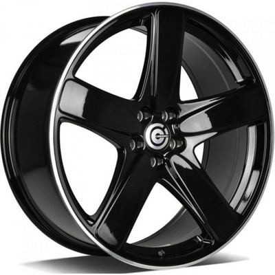 CARBONADO Champion 10x21 5x112 ET19 black gloss lip polished