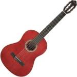 Valencia VC204 4/4 Transparent Wine Red Класическа китара