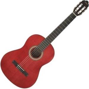 Valencia VC204 4/4 Transparent Wine Red Класическа китара