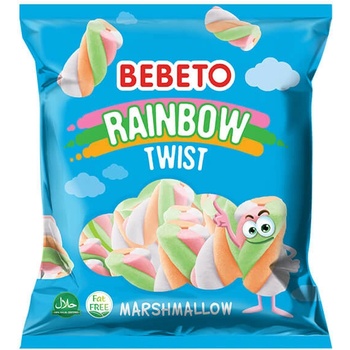 Bebeto Rainbow Twist Marshmallow 60 g