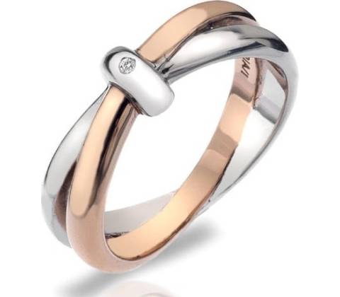Hot Diamonds prsteň Eternity Interlocking DR112