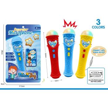 Image 1 of Armtoys ДЕТСКИ МУЗИКАЛЕН МИКРОФОН НА КАРТОН 3 ЦВЯТА