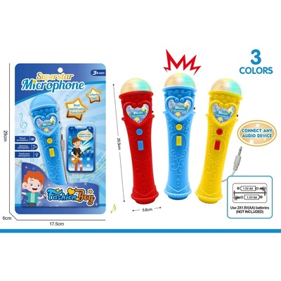 Armtoys ДЕТСКИ МУЗИКАЛЕН МИКРОФОН НА КАРТОН 3 ЦВЯТА