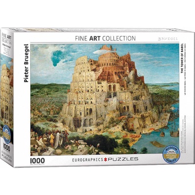 EUROGRAPHICS - Puzzle Pieter Bruegel - The Tower of Babel 1000 - 1 000 piese