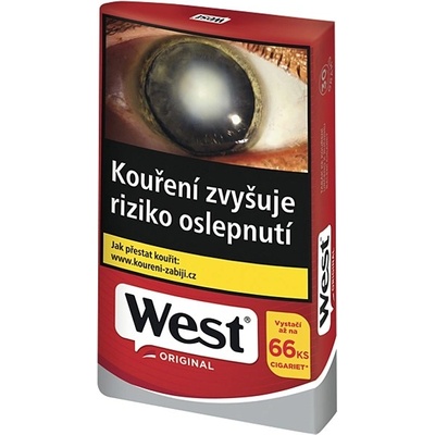 West Red Tabák cigaretový 30 g 10 ks