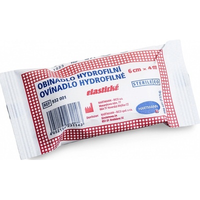 Hartmann ovínadlo hydrofilní elastické sterilní 6 cm x 4 m
