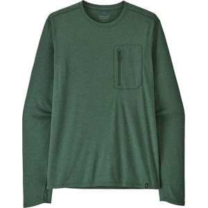 Patagonia Мъжка спортна тениска Patagonia L/S Cap Cool Sun Shirt Sport shirt - Canopy Green / Light Canopy Green X-Dye (216-8006-0414)