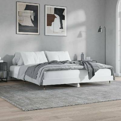 Nábytek XL 832109 Rám postele bílý kompozitní dřevo