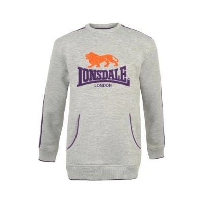 Lonsdale Grey Marl/purple
