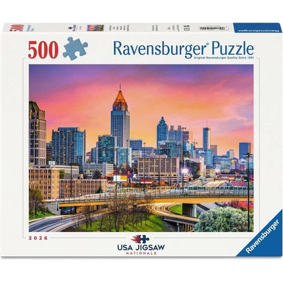 RAVENSBURGER USA Jigsaw Nationals Panoráma Atlanty za súmraku 500 dielov