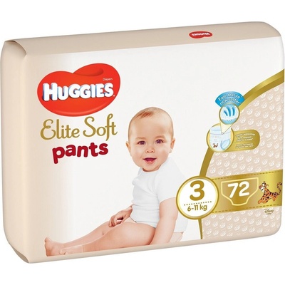 HUGGIES Elite Soft Pants 3 72 ks