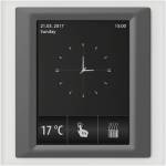 ELKO EP RF Touch-W Сензорно устройство за управление Стъкло Тъмно сив Слонова кост (RFTW-AGL-BDG-CIV)
