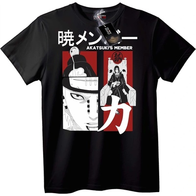 NOONEBRAND Тениска Член на Akatsuki Anime - 2XL, White