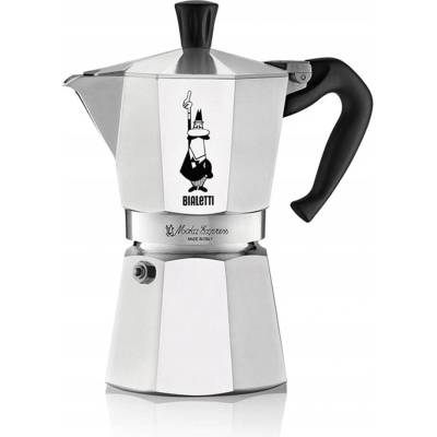 Bialetti Moka Express kávovar hliníkový na plyn objem 4 šálky / 200 ml