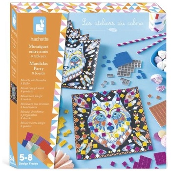 Janod Atelier Креативен комплект Maxi Mandaly за приятели Мозайка 8 бр