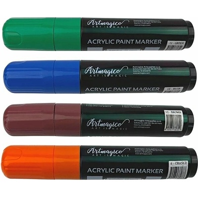 Artmagico Jumbo akrylové 15 mm Earth sada 4 ks