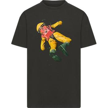 MERCHCODE Тениска A Space Odyssey Astronaut Oversize Tee black XXLUB-MC1178-00007 - , размер L