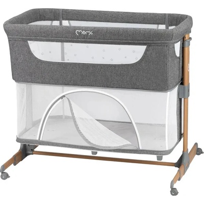 MoMi Cestovná postielka 4v1 SMART BED Šeda