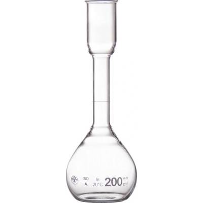 Baňka odměrná podle Kohlrauscha, tř. A, drobné opotřebení, 250 ml