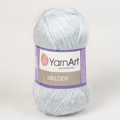 Pletací / háčkovací příze YarnArt MELODY 894 ledově modrá, efektní, 100g/230m
