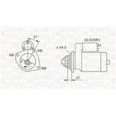 Štartér MAGNETI MARELLI 063721203010